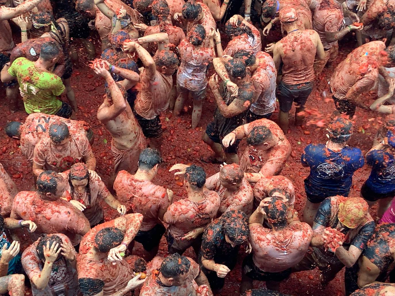 La Tomatina de Buñol 2023 en imágenes