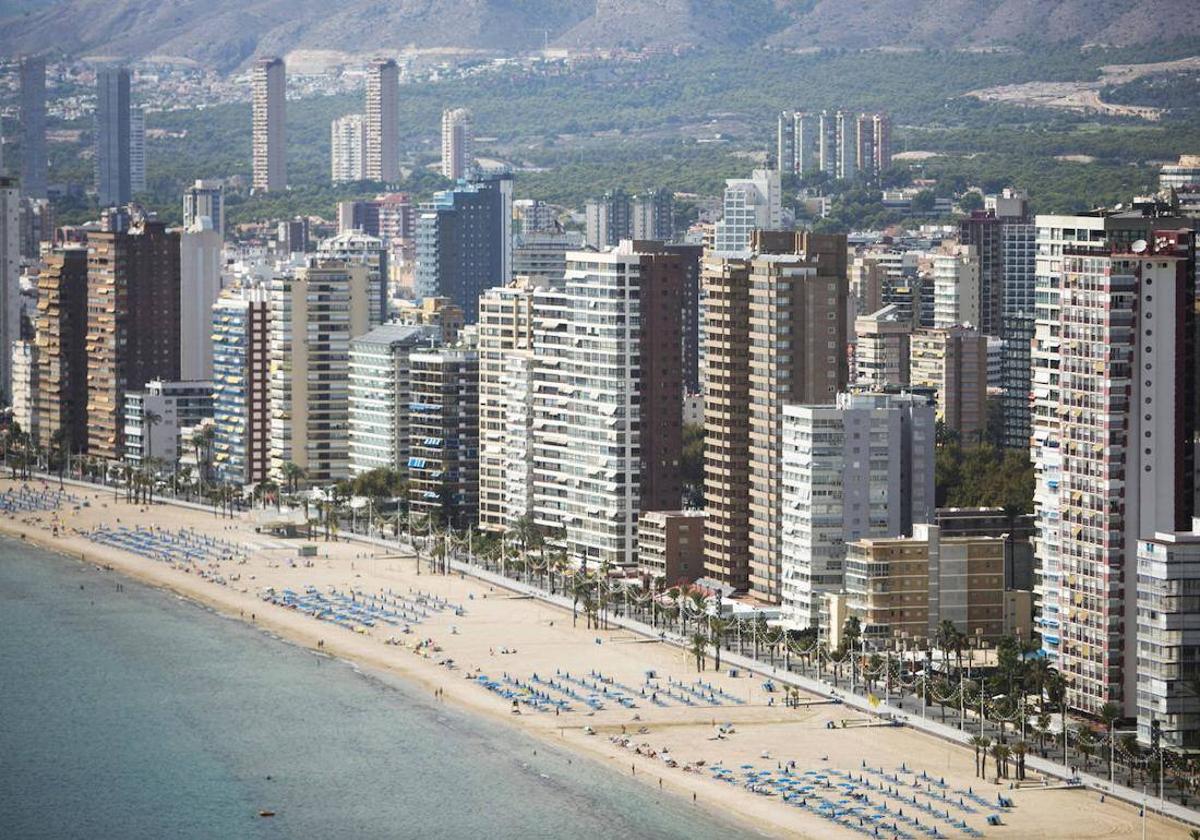 Primera línea de playa en Benidorm