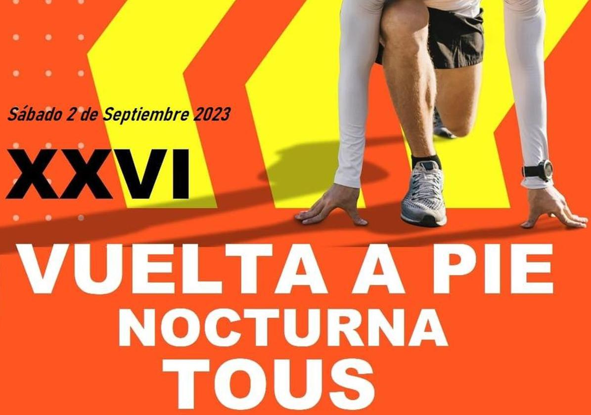 Cartel oficial de la prueba, antes del aplazamiento.