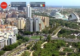 Panorámica de la ciudad de Valencia.