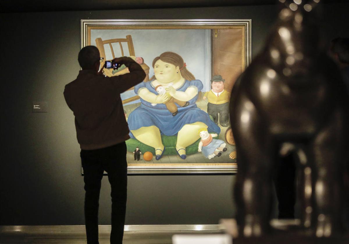 Exposicion de Fernando Botero en el Centre Cultural Bancaixa