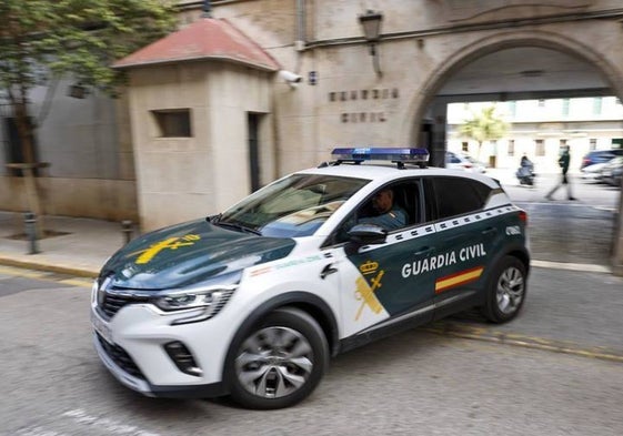 Un vehículo de la Guardia Civil en una imagen de archivo.