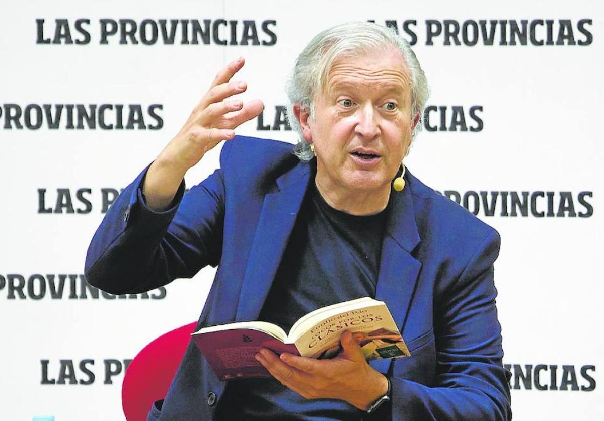 Emilio del Río, en un acto en LAS PROVINCIAS.