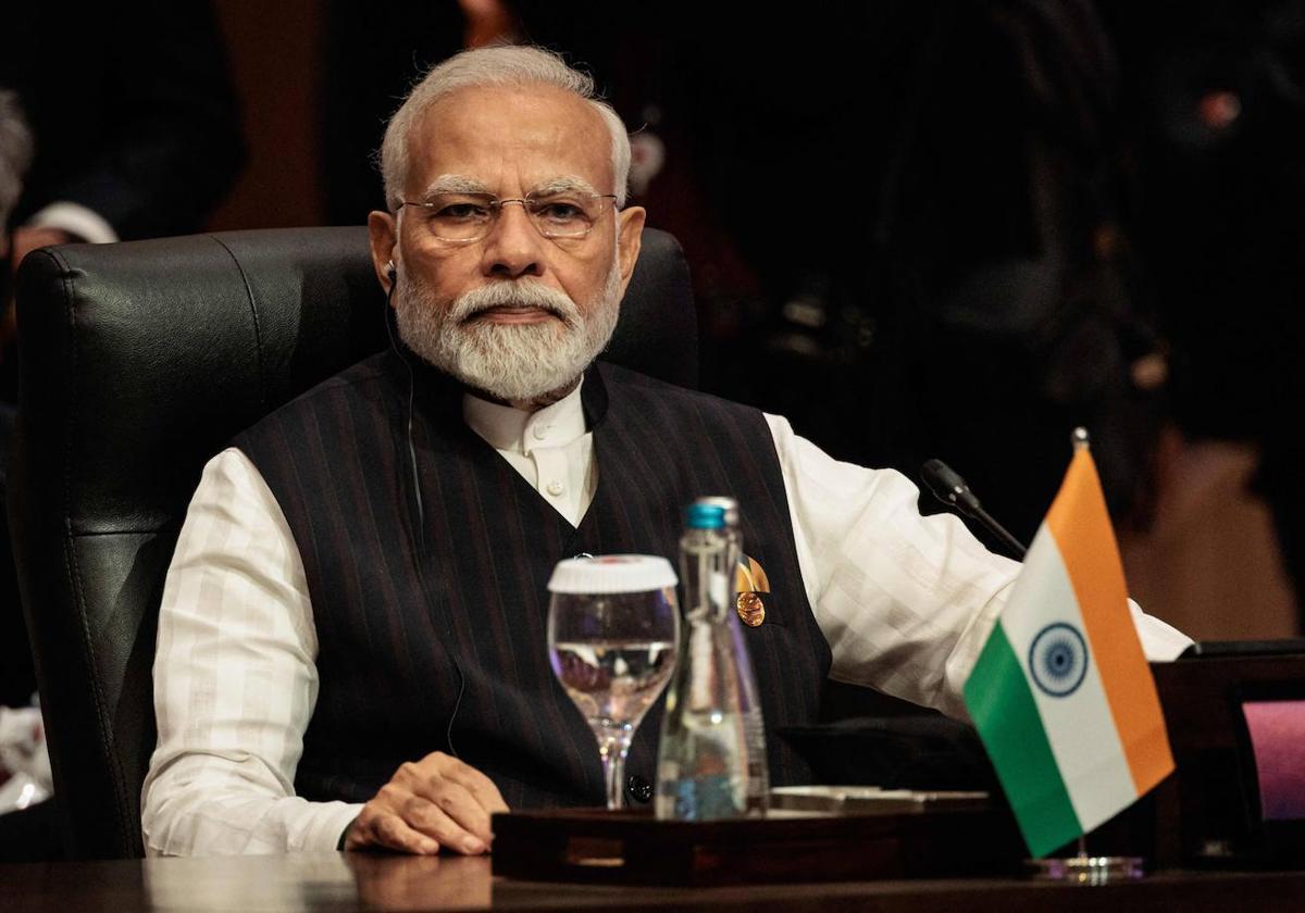 El primer ministro de la India Narendra Modi