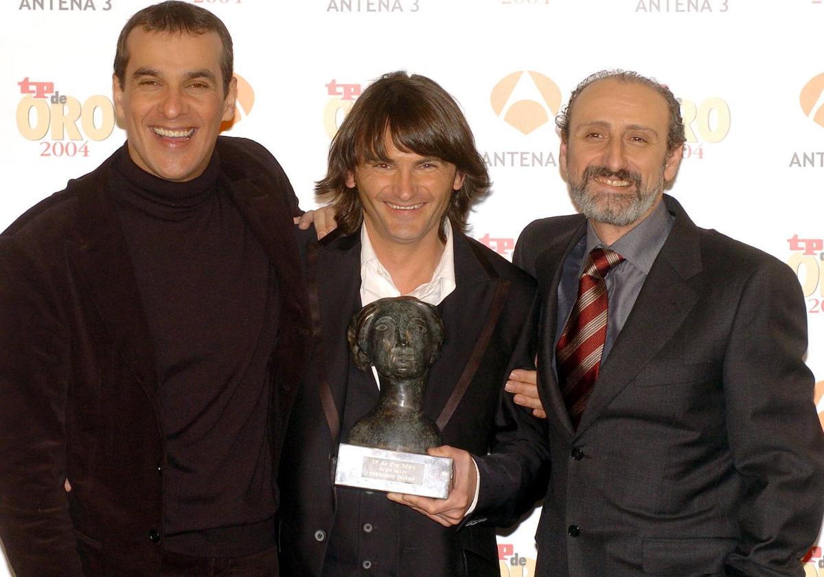 Luis Merlo junto a Fernando Tejero y Jose Luis Gil en una imagen de archivo.