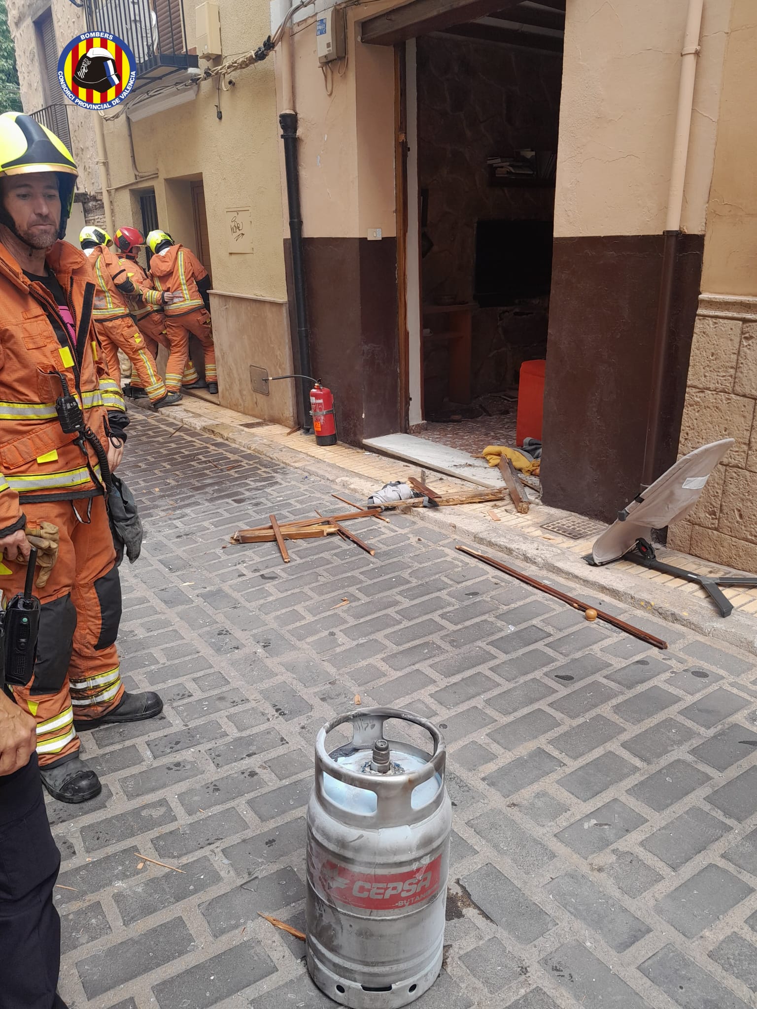 Así ha sido la explosión de gas en Xátiva