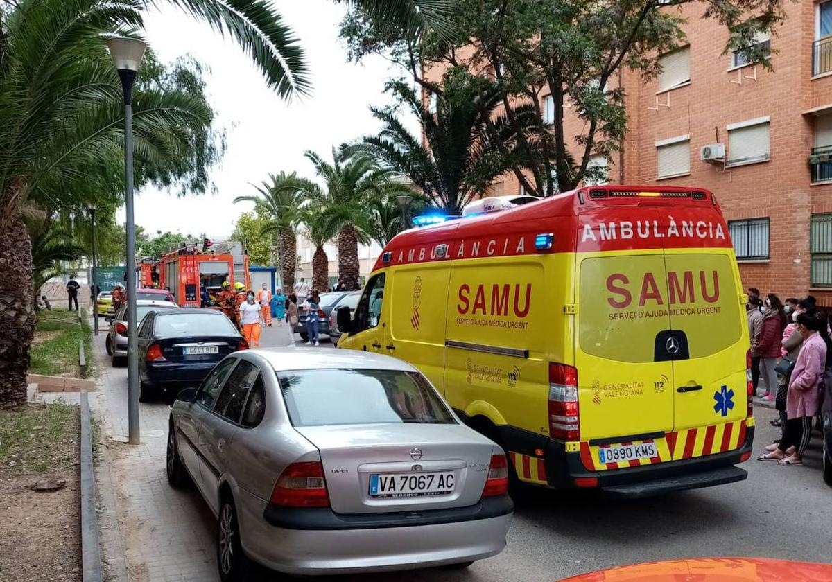 Ambulancias del SAMU en una imagen de archivo.