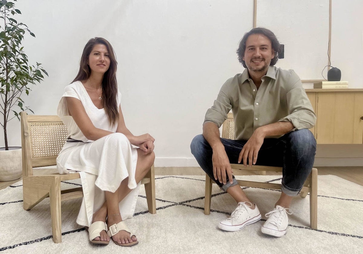 Lara y Víctor Beltrán, los fundadores de la empresa.