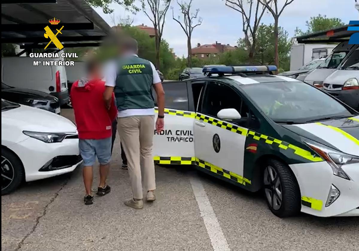 El acusado fue detenido en Madrid.