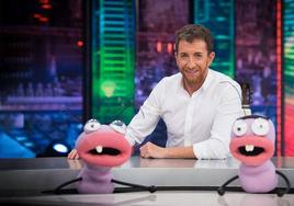 El presentador de 'El Hormiguero', Pablo Motos, junto a Trancas y Barrancas.