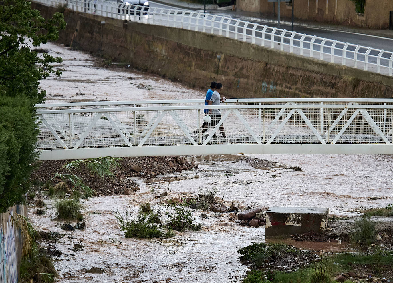 La tormenta descarga con fuerza en la Comunitat Valenciana