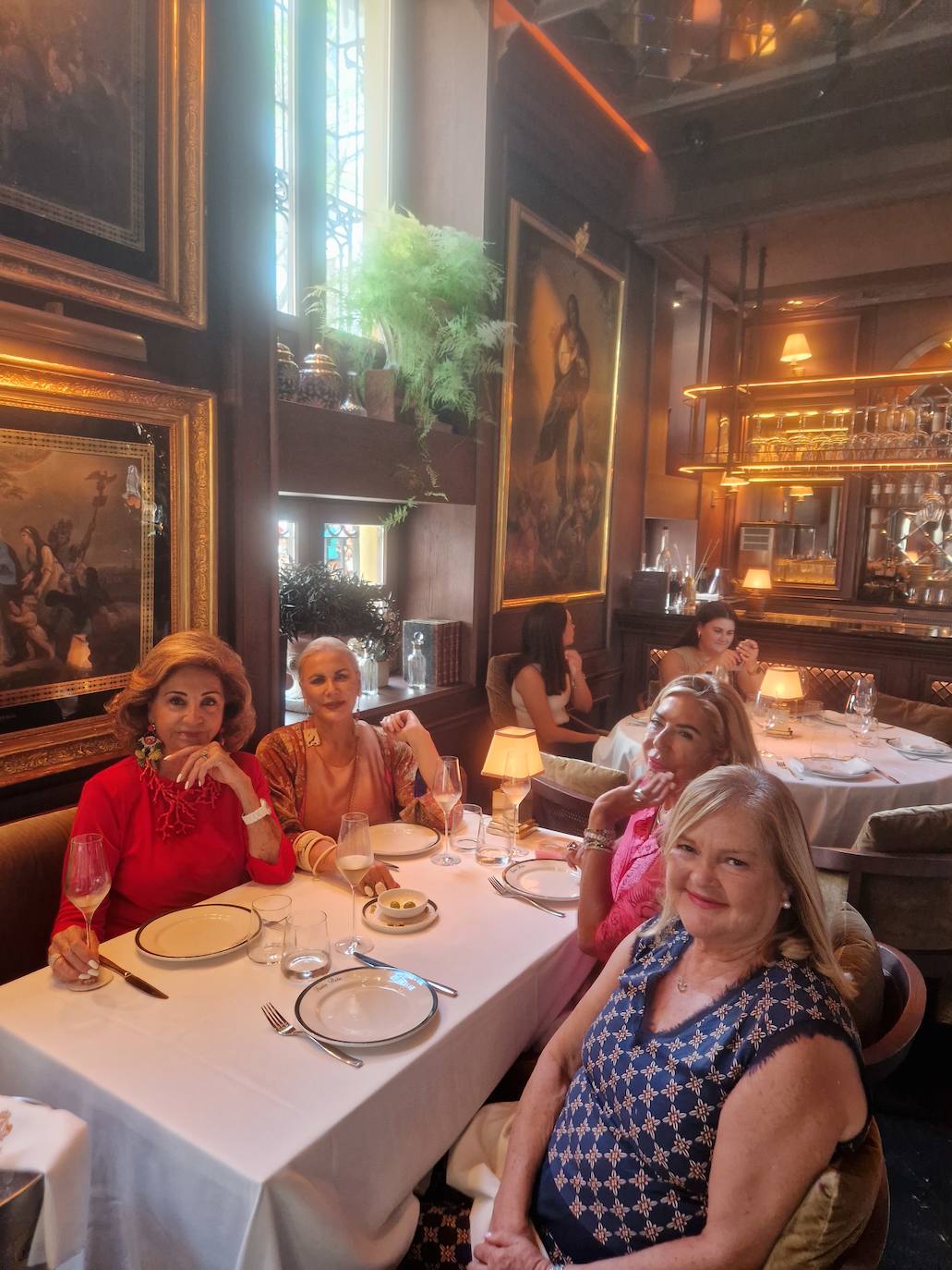 Amparo Lacomba, Laura Fitera, Carmen de Rosa y María José García Padilla.