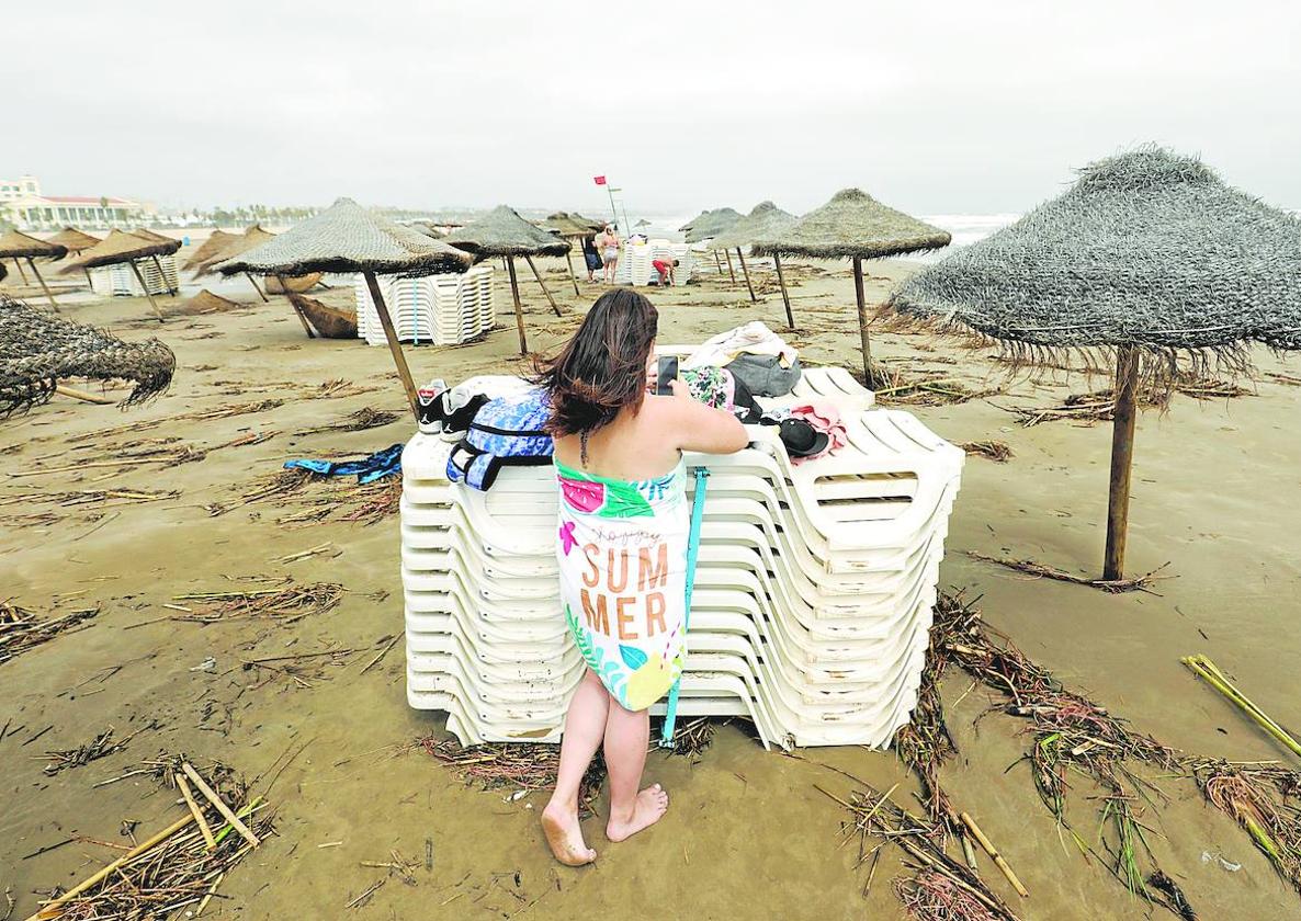 Consecuencias del temporal.