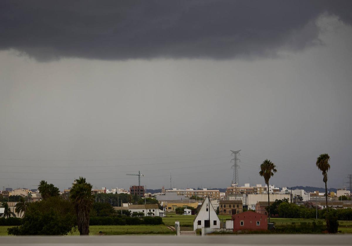 Tormentas en Valencia .