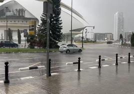 La DANA deja lluvias fuertes en Valencia.