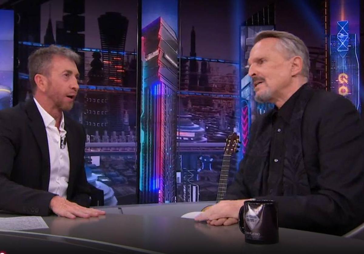 Miguel Bosé en el programa de Antena 3.