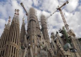 La Sagrada Familia bendecirá las torres evangelistas de Juan y Mateo el 12 de noviembre