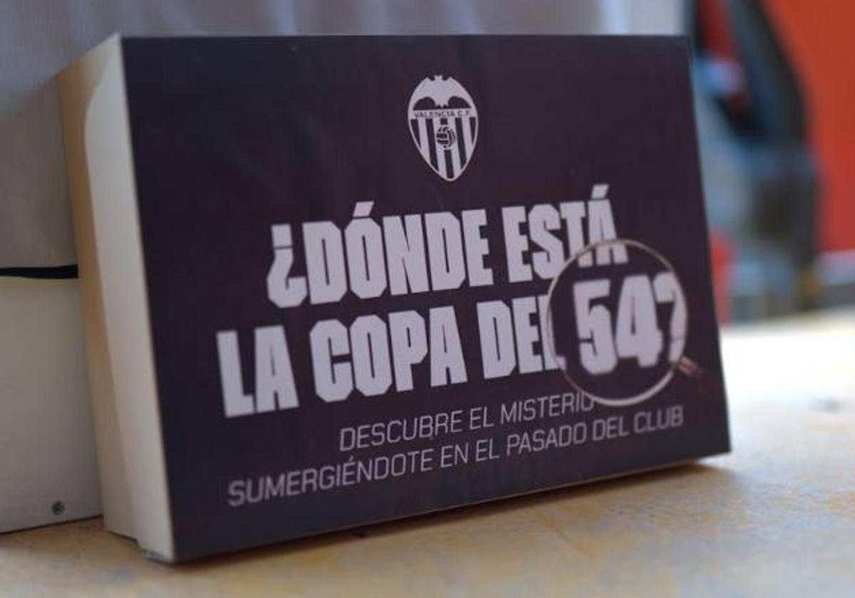 El Valencia CF convierte el Mestalla en un tablero del 'Cluedo'
