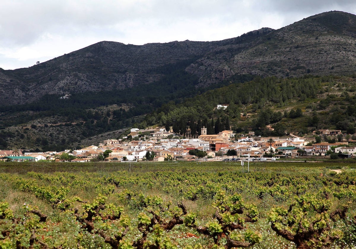 Vista panorámica de Llíber.