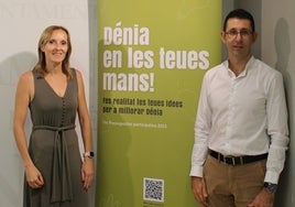 Los ediles Marta Gascó y Pepe Doménech.