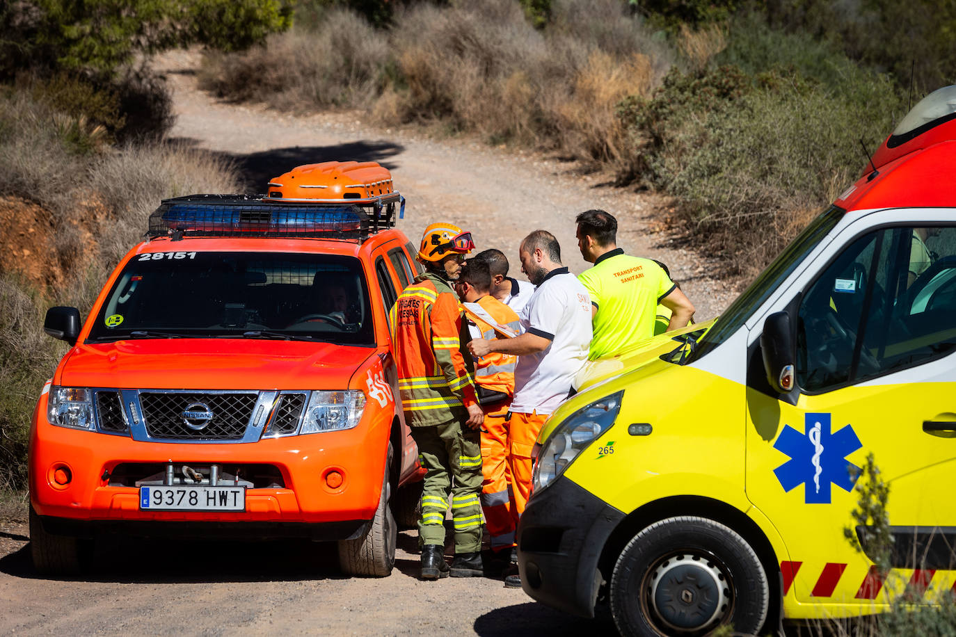 Fotos del incendio junto al monte Picayo, en la Sierra Calderona de Valencia