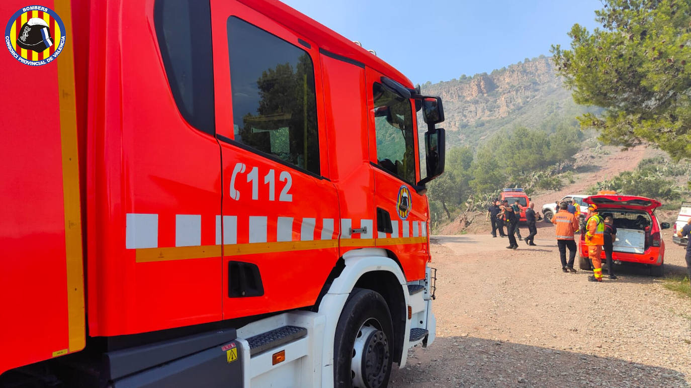 Fotos del incendio junto al monte Picayo, en la Sierra Calderona de Valencia