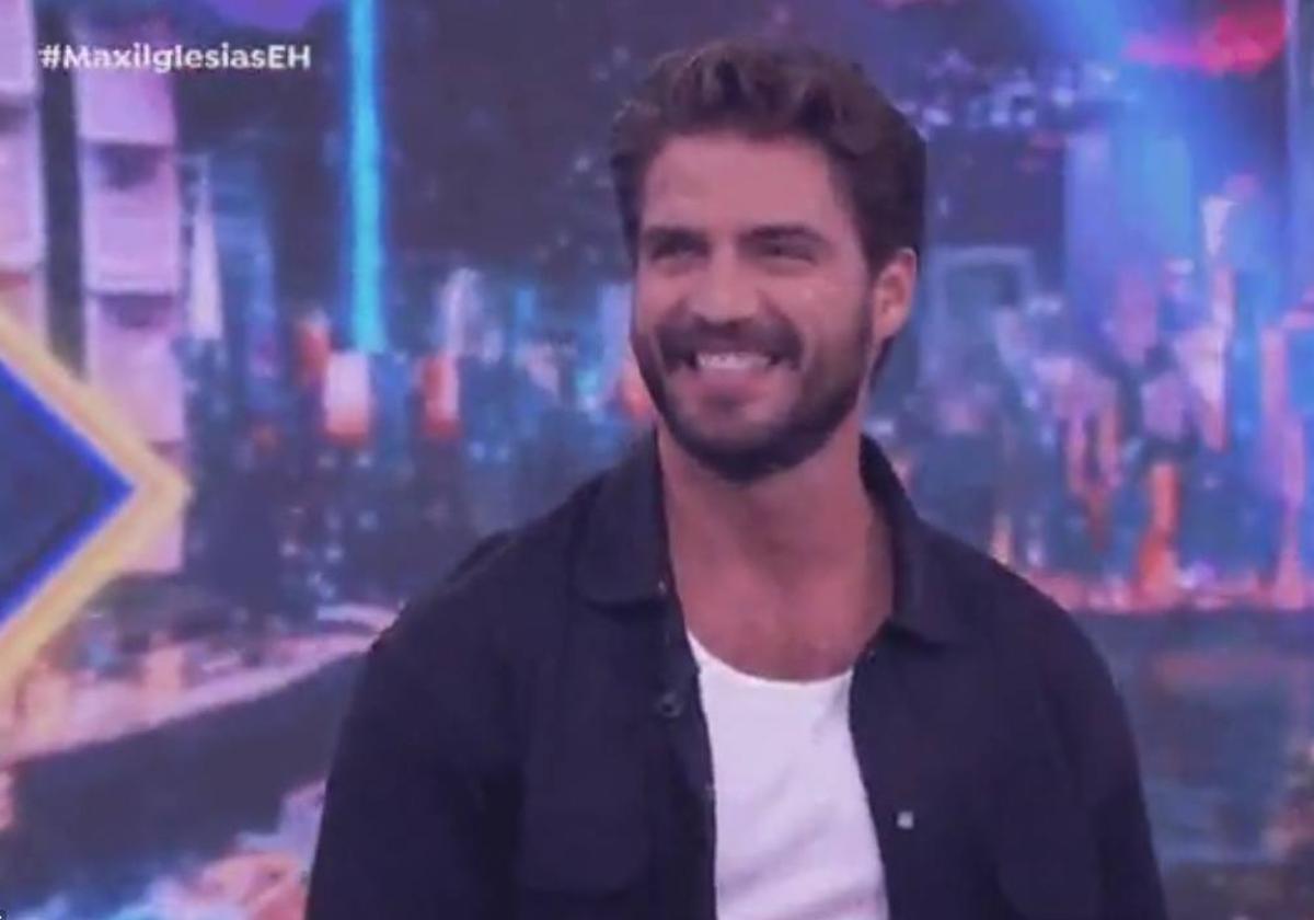 Maxi Iglesias, este lunes en 'El Hormiguero'.