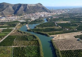 Azud de la Marquesa en Cullera, punto de partida del trasvase.