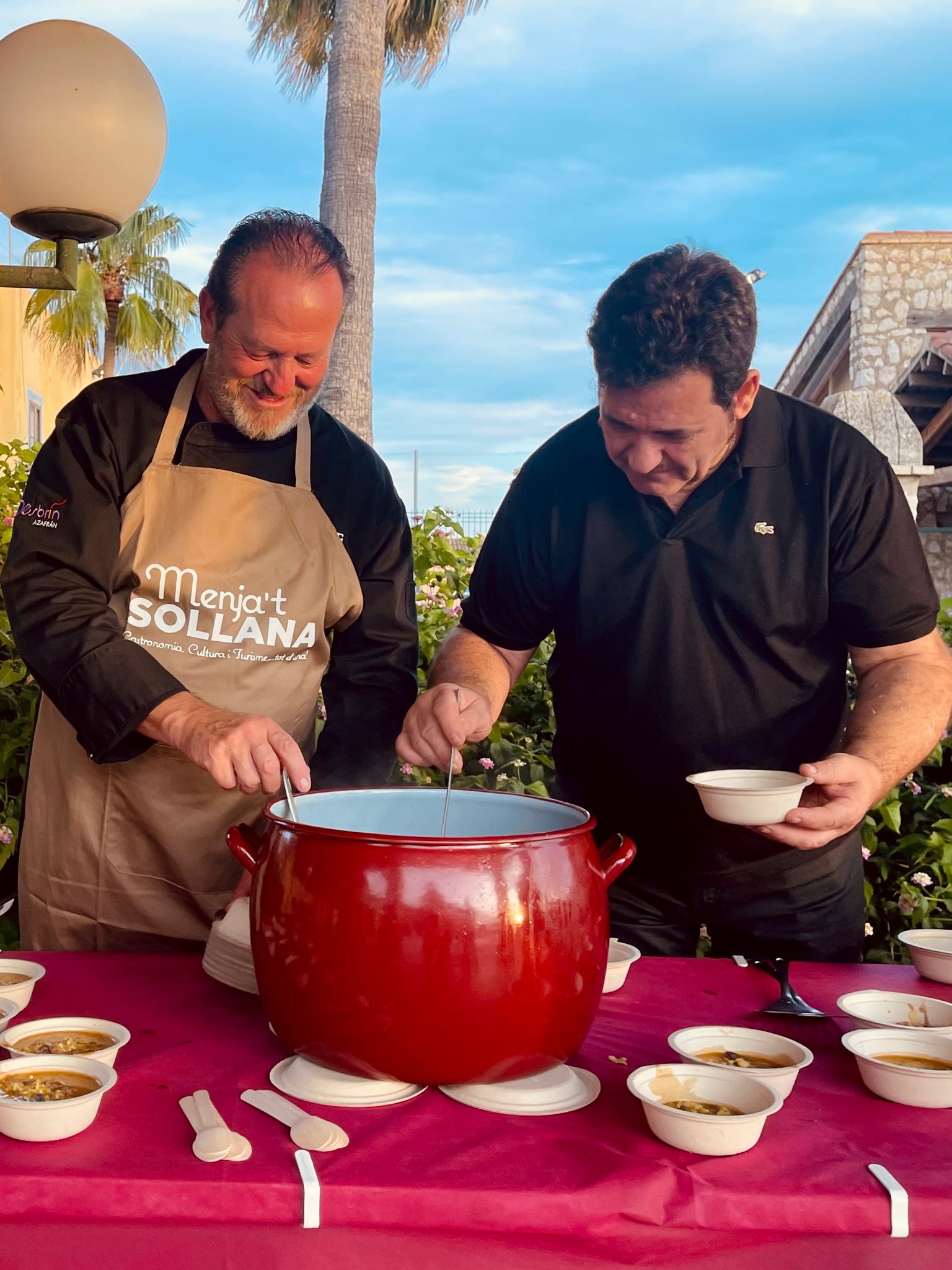 Presentación del evento gastronómico.