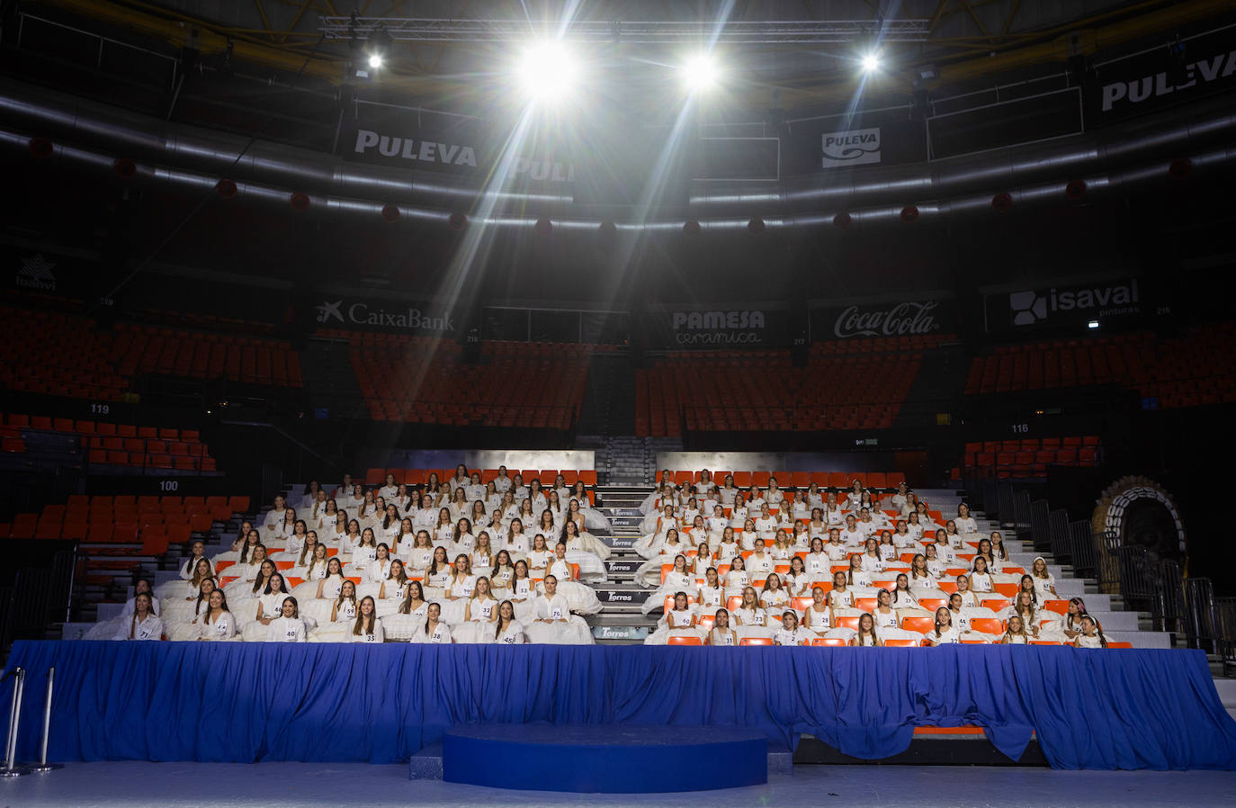 Último ensayo antes de conocer a la corte de honor de las Fallas 2024