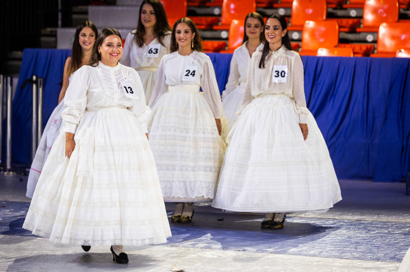 Último ensayo antes de conocer a la corte de honor de las Fallas 2024