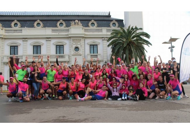 Foto de la gran familia que compone el Club Vela Maratón.