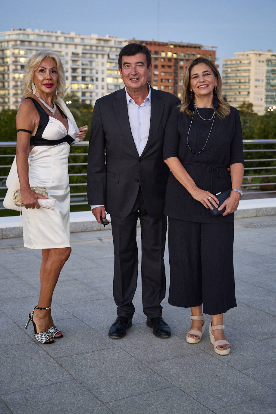 Coté Soler, junto a Fernando Giner y su esposa, Merche