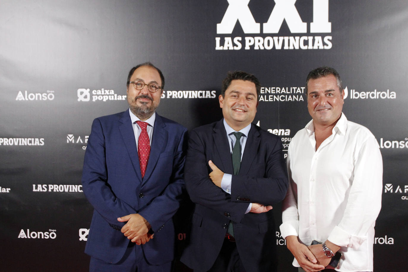 Elías Durán (UCH-CEU), José Manuel Pagán (rector de la Universidad Católica) y Lauren Barcéna (ANPE CV).