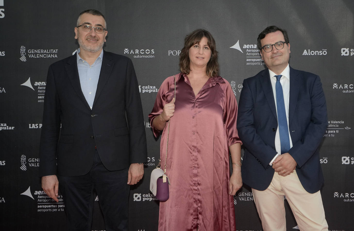 Fadi Sabah, Cristina Celda y Jorge Sebastián, que acudieron en representación de la Fundación Mainel.