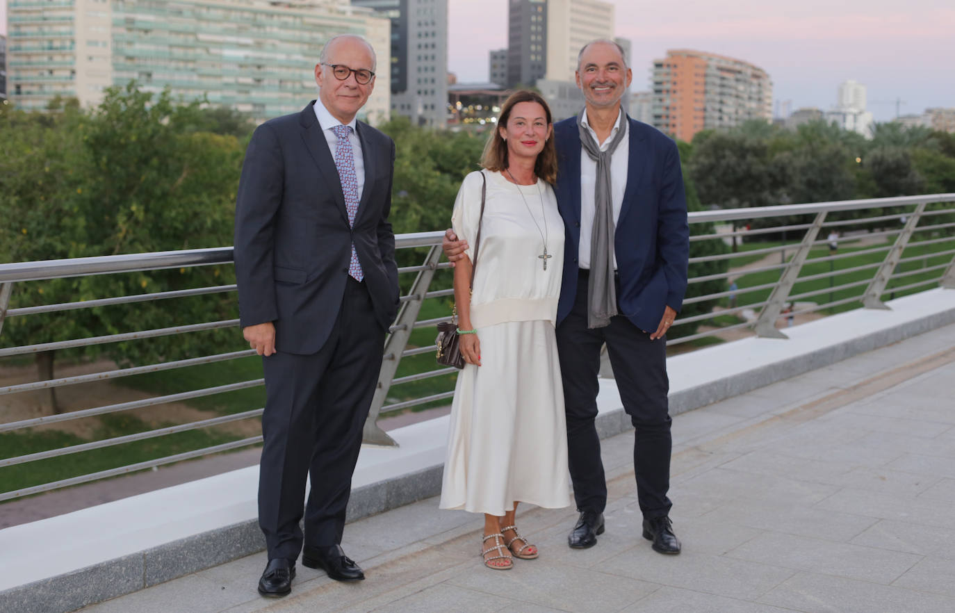 Antonio Moreno, Pilar Ruiz y César Claramonte.