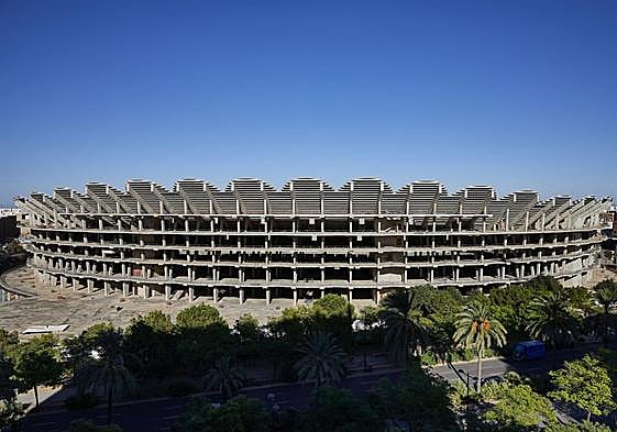 Aspecto actual del Nuevo Mestalla.