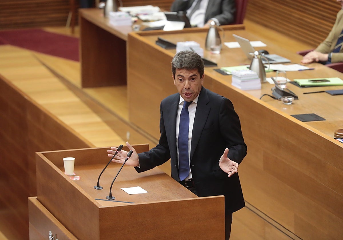 Carlos Mazón durante su intervención.