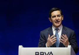 El presidente de BBVA, Carlos Torres, en una imagen de archivo.