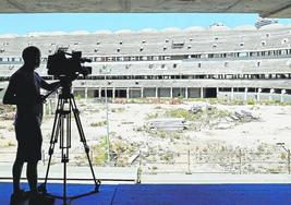 Interior del nuevo estadio de Mestalla.