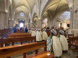 La Senyera regresa a la Catedral de Valencia tras ocho años de ausencia