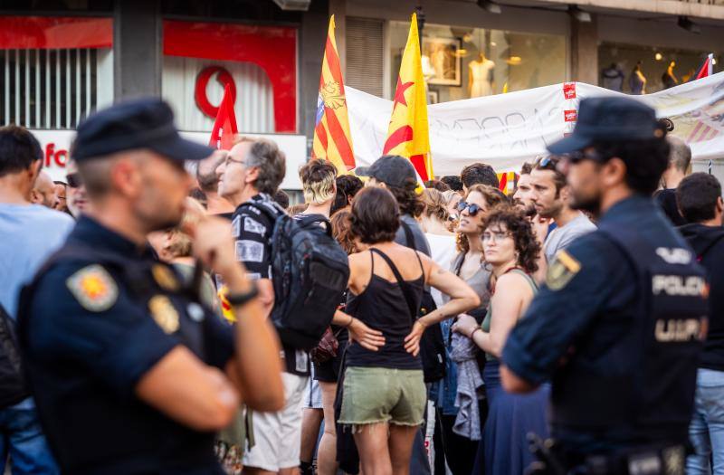 Las imágenes de las manifestaciones del 9 d&#039;Octubre