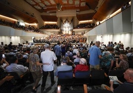 El concierto inaugural del renovado Palau de la Música del pasado jueves.