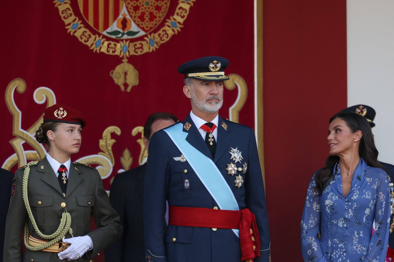 El desfile militar de las Fuerzas Armadas, en imágenes