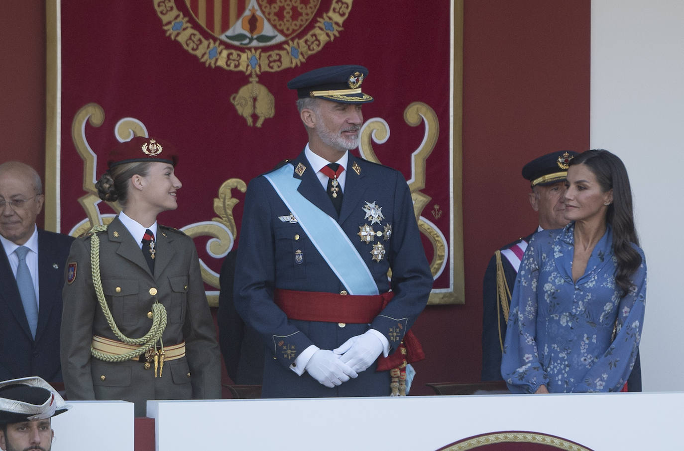 El desfile militar de las Fuerzas Armadas, en imágenes