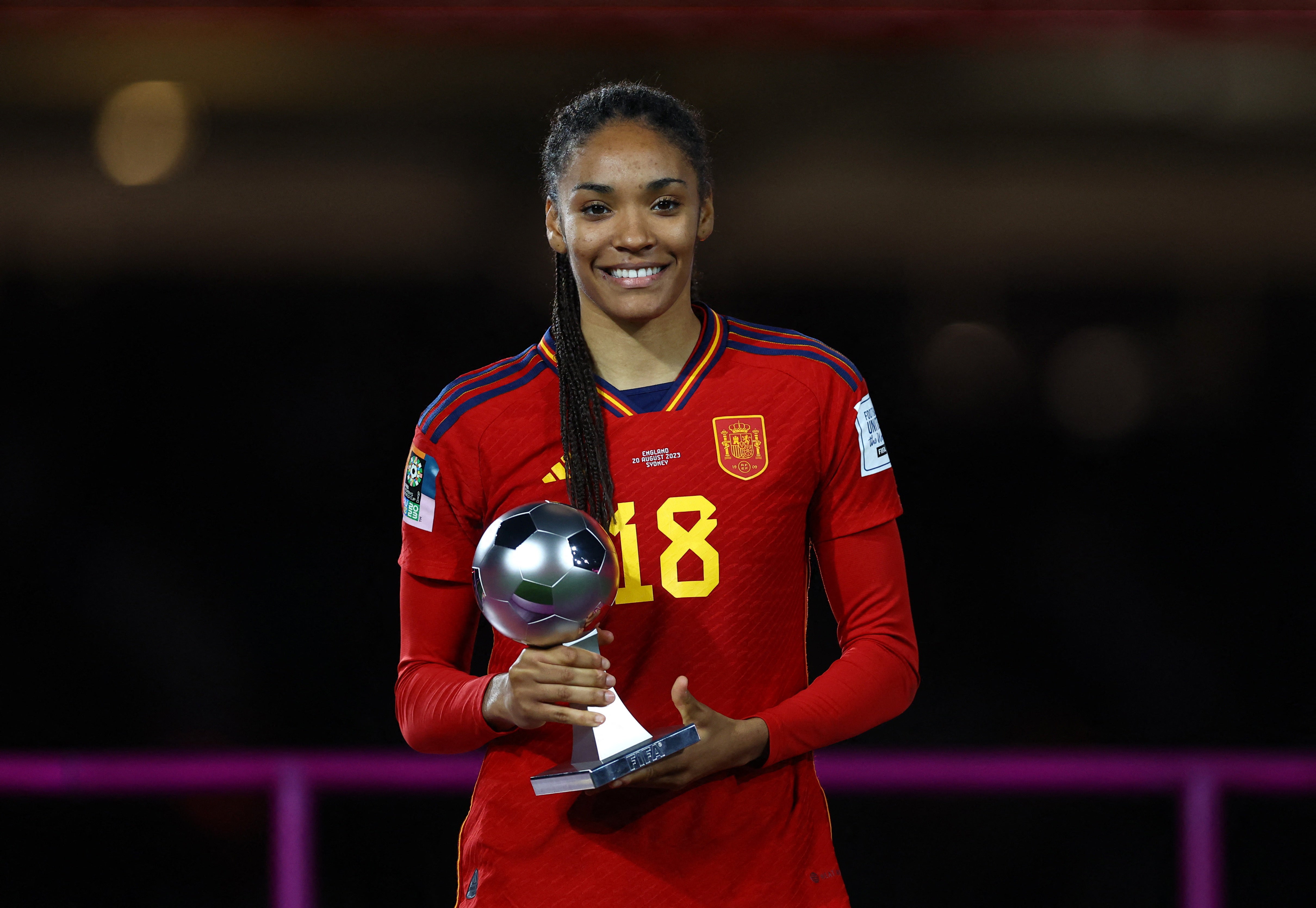 Salma Paralluelo, reciente campeona del mundo con España, fue una atleta destacada en el Playas de Castellón.