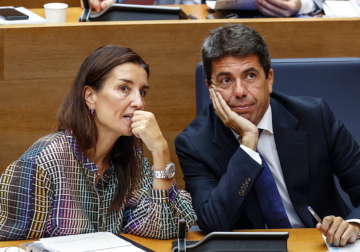 Ruth Merino y Carlos Mazón.