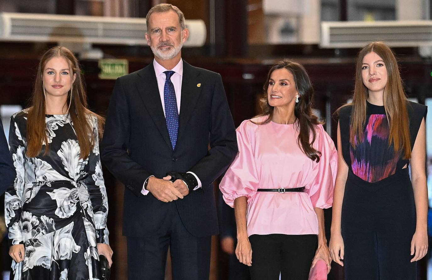 El reencuentro de Leonor y Sofía en el concierto Premios Princesa de Asturias 2023