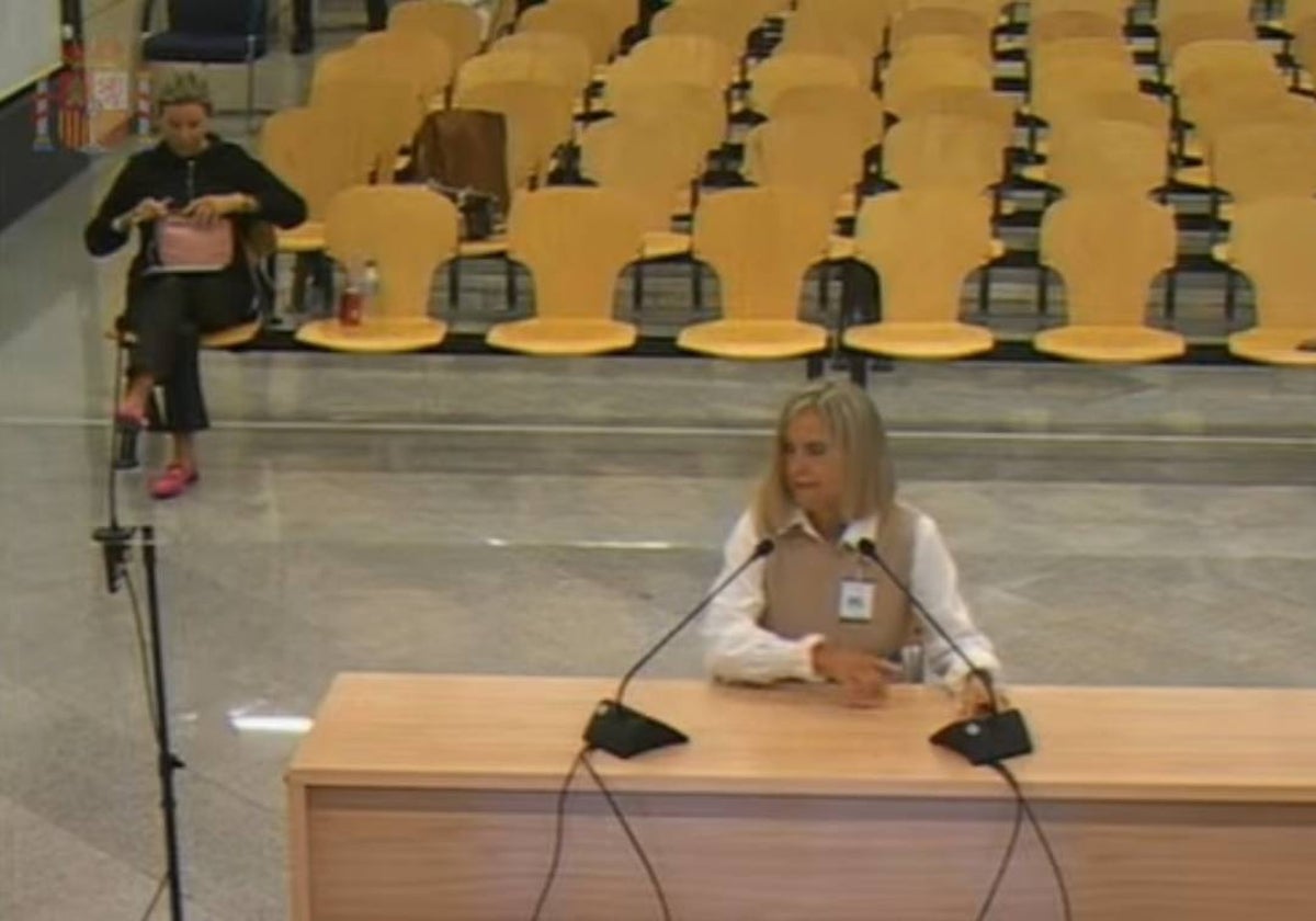 Patricia Callaghan, durante su turno de última palabra.