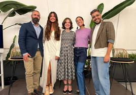 Guillermo Catalá, Paula Boluda, Regina Navarro, Carmen García y Betto García